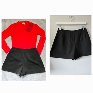 KATE SPADE Saturday Black Cotton Shorts. Size 2
